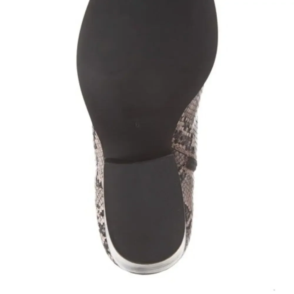 Jeffrey Campbell Kelam Western Bootie Pink Snake - Picture 10 of 10